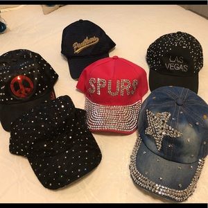 Caps, bling caps, denim caps, fun caps!